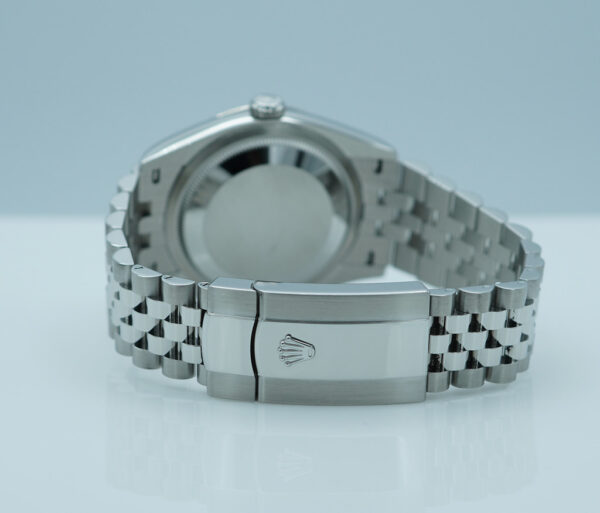 Rolex 126234 DATEJUST 36 FLUTED BEZEL SILVER DIAL JUBILEE BAND 2025 WARRANTY FULL SET - Image 7