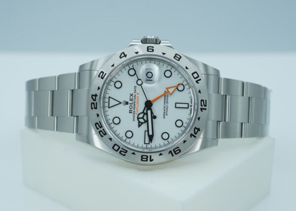 Rolex 226570 EXPLORER 2 POLAR WHITE DIAL NEW MODEL 2025 WARRANTY FULL SET - Image 10