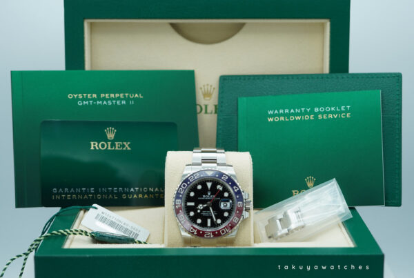 Rolex 126710BLRO PEPSI GMT MASTER II RED BLUE BEZEL 2022 WARRANTY FULL SET - Image 2