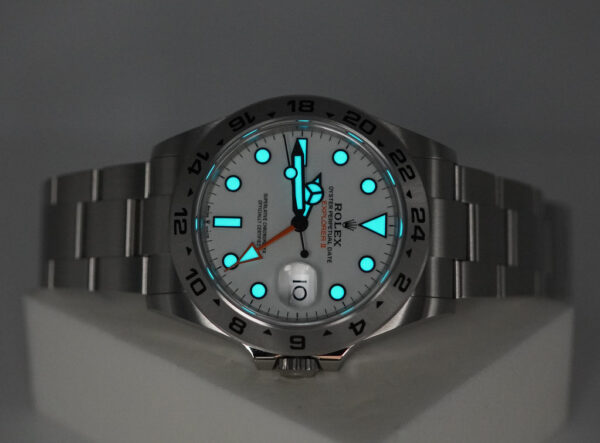Rolex 226570 EXPLORER 2 POLAR WHITE DIAL NEW MODEL 2025 WARRANTY FULL SET - Image 11