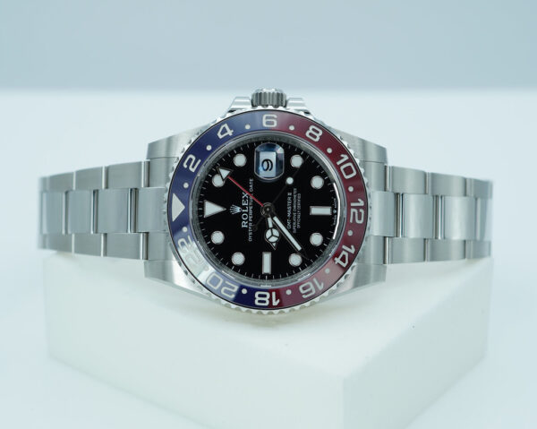 Rolex 126710BLRO PEPSI GMT MASTER II RED BLUE BEZEL 2022 WARRANTY FULL SET - Image 10