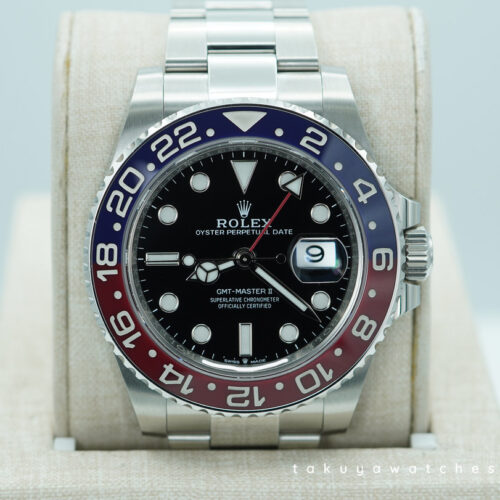 Rolex 126710BLRO PEPSI GMT MASTER II RED BLUE BEZEL 2022 WARRANTY FULL SET