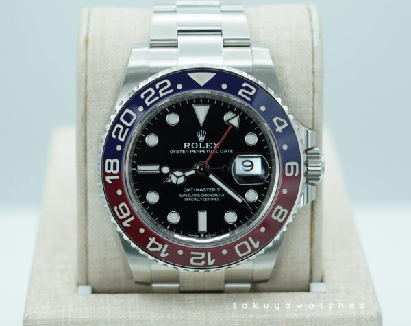 Rolex 126710BLRO PEPSI GMT MASTER II RED BLUE BEZEL 2022 WARRANTY FULL SET