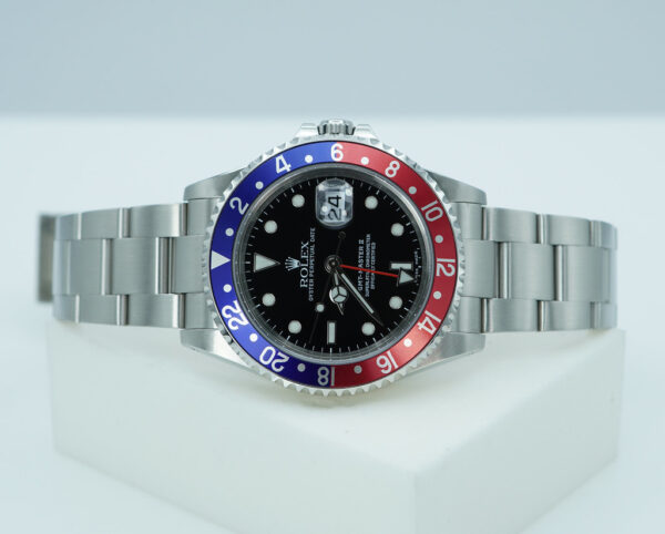 Rolex CPO 16710BLRO GMT MASTER 2 PEPSI RED BLUE BEZEL P SERIAL BOXES PAPERS - Image 10