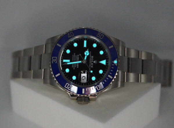 Rolex 126619LB SUBMARINER 41 18K WHITE GOLD BLUE BEZEL 2024 WARRANTY FULL SET - Image 11