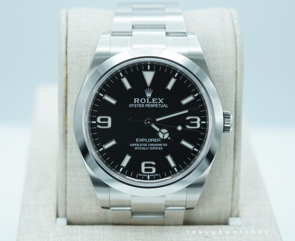 Rolex 214270 EXPLORER FULL LUME DIAL 39MM 2019 FULL SET