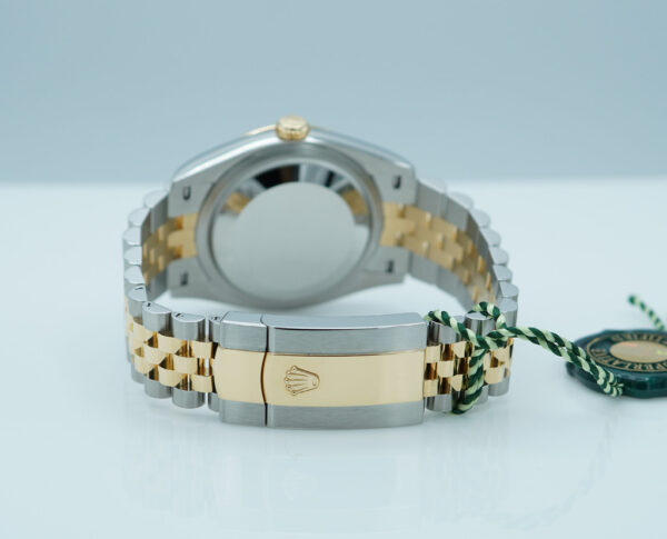 BRAND NEW Rolex 126233 DATEJUST 36 18K YG STEEL WIMBLEDON DIAL JUBILEE 2025 FULL SET - Image 7