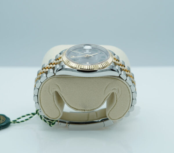 BRAND NEW Rolex 126233 DATEJUST 36 18K YG STEEL WIMBLEDON DIAL JUBILEE 2025 FULL SET - Image 4
