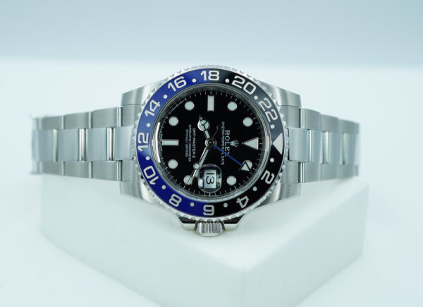 Rolex 116710BLNR GMT MASTER 2 BLACK BLUE CERAMIC BEZEL BATMAN 2013 BOXES PAPERS - Image 9