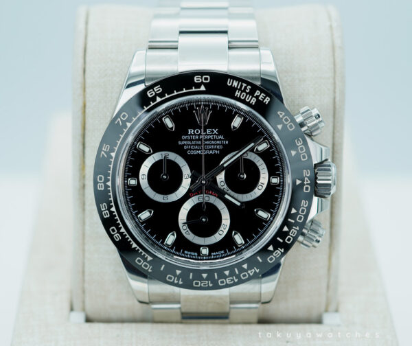 Rolex 116500LN COSMOGRAPH DAYTONA STEEL CERAMIC BEZEL BLACK DIAL 2024 WARRANTY FULL SET