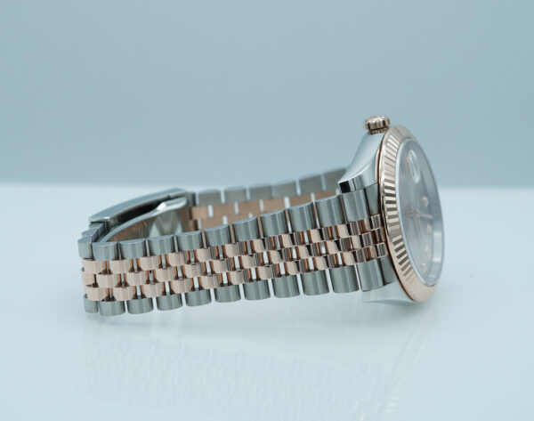 Rolex 126331 DATEJUST 41 ROSE GOLD STEEL SUNDUST DIAMOND DIAL JUBILEE BAND 2025 FULL SET - Image 6