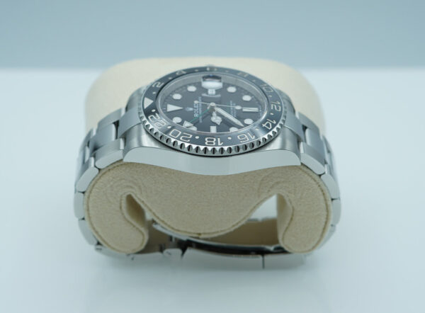 Rolex 126710GRNR GMT MASTER II BLACK GREY BEZEL OYSTER BAND 2024 WARRANTY FULL SET - Image 4