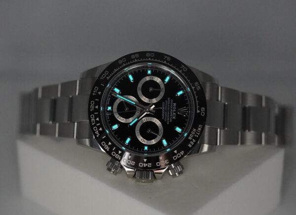 Rolex 116500LN COSMOGRAPH DAYTONA STEEL CERAMIC BEZEL BLACK DIAL 2024 WARRANTY FULL SET - Image 11