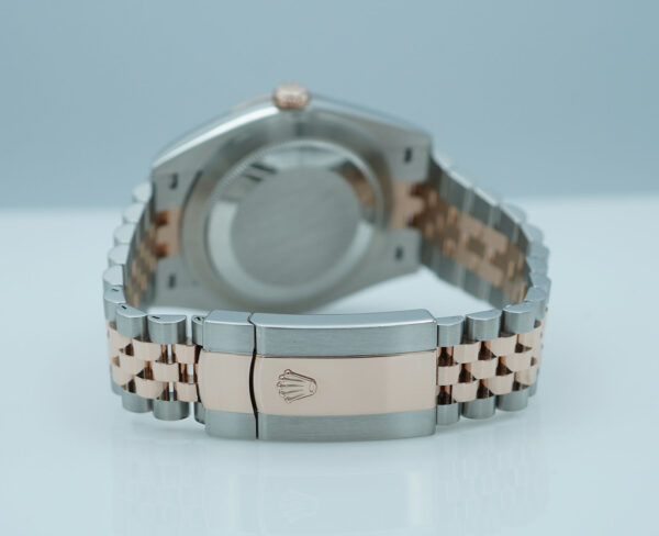 Rolex 126331 DATEJUST 41 ROSE GOLD STEEL SUNDUST DIAMOND DIAL JUBILEE BAND 2025 FULL SET - Image 7