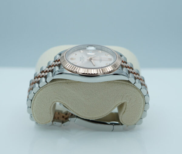 Rolex 126331 DATEJUST 41 ROSE GOLD STEEL SUNDUST DIAMOND DIAL JUBILEE BAND 2025 FULL SET - Image 3