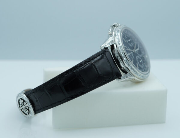 Patek PHILIPPE 5271P PLATINUM PERPETUAL CALENDAR CHRONO BAGUETTE DIAMOND 2021 - Image 5