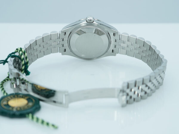 BRAND NEW Rolex 278274 DATEJUST 31 FLUTED BEZEL MINT GREEN DIAL JUBILEE 2025 FULL SET - Image 8