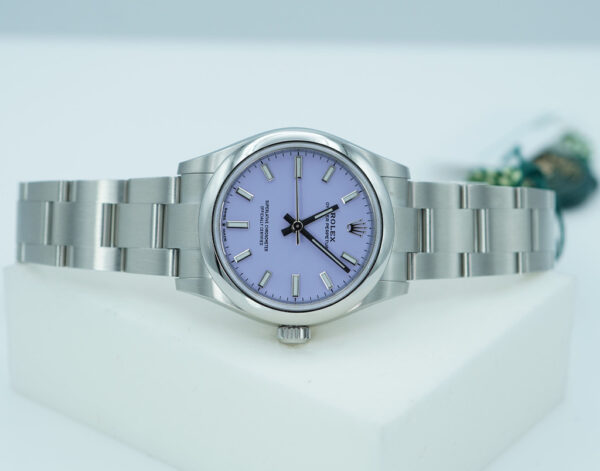 BRAND NEW Rolex 277200 OYSTER PERPETUAL LAVENDER DIAL 2025 FULL SET - Image 9