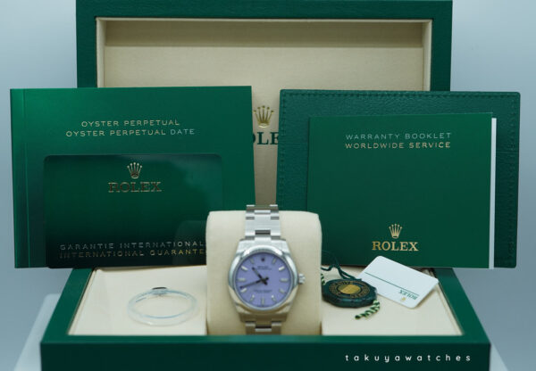 BRAND NEW Rolex 277200 OYSTER PERPETUAL LAVENDER DIAL 2025 FULL SET - Image 2