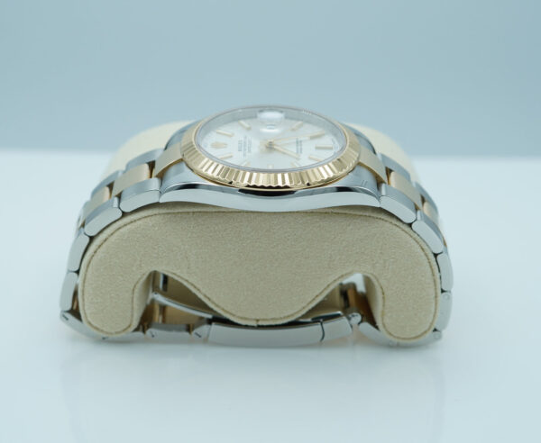 Rolex 126333 DATEJUST 41 18K YELLOW GOLD STEEL SILVER DIAL FULL SET - Image 3