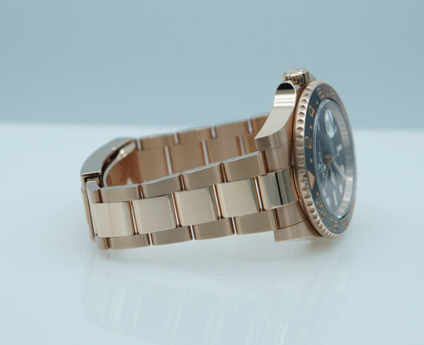 Rolex 126715CHNR GMT MASTER II 18K ROSE GOLD ROOTBEER CERAMIC 2021 WARRANTY FULL SET - Image 5