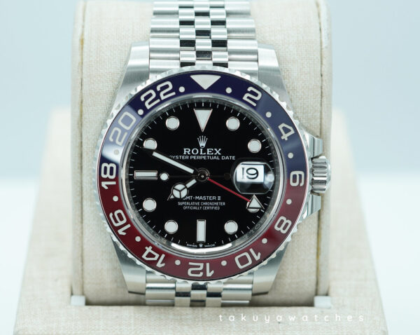 Rolex 126710BLRO GMT MASTER 2 RED BLUE PEPSI JUBILEE BAND 2024 WARRANTY FULL SET