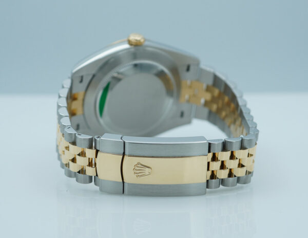 Rolex 126333 DATEJUST 41 YELLOW GOLD STEEL CHAMPAGNE DIAMOND DIAL JUBILEE BAND 2024 FULL SET - Image 7