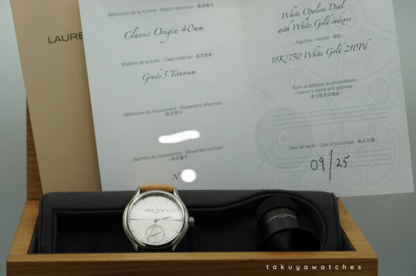 BRAND NEW Laurent Ferrier CLASSIC ORIGIN OPALINE DIAL 40MM 2025 FULL SET - Image 2