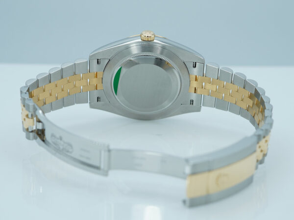 Rolex 126333 DATEJUST 41 YELLOW GOLD STEEL CHAMPAGNE DIAMOND DIAL JUBILEE BAND 2024 FULL SET - Image 8