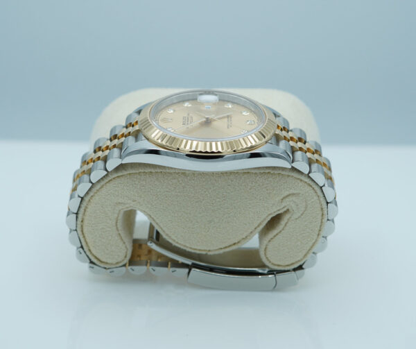 Rolex 126333 DATEJUST 41 YELLOW GOLD STEEL CHAMPAGNE DIAMOND DIAL JUBILEE BAND 2024 FULL SET - Image 4