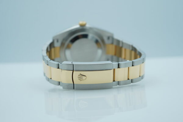 Rolex 126333 DATEJUST 41 18K YELLOW GOLD STEEL SILVER DIAL FULL SET - Image 7