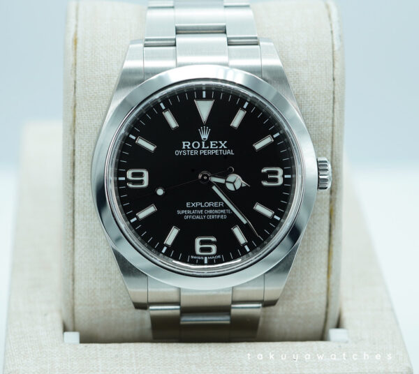 Rolex 214270 EXPLORER FULL LUME DIAL 39MM 2018 FULL SET