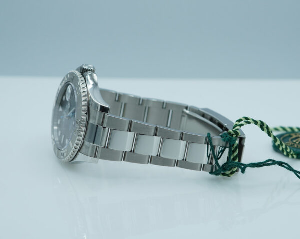 Rolex 268622 YACHTMASTER PLATINUM BEZEL SLATE DIAL 37MM 2025 WARRANTY FULL SET - Image 5
