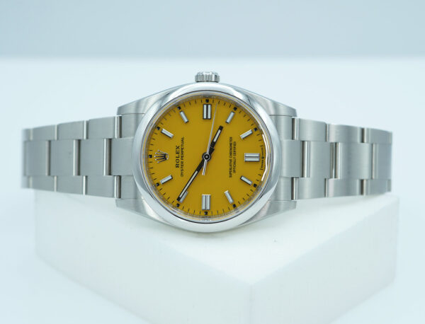 Rolex 126000 OYSTER PERPETUAL 36 YELLOW DIAL 2021 WARRANTY FULL SET - Image 10