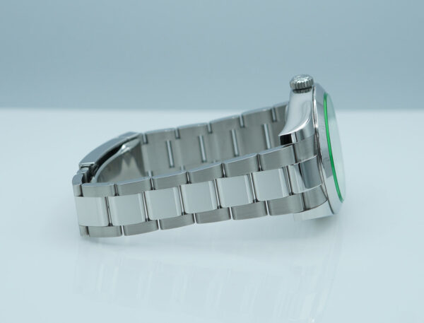 Rolex 116400GV MILGAUSS GREEN CRYSTAL BLACK DIAL 2018 FULL SET - Image 5
