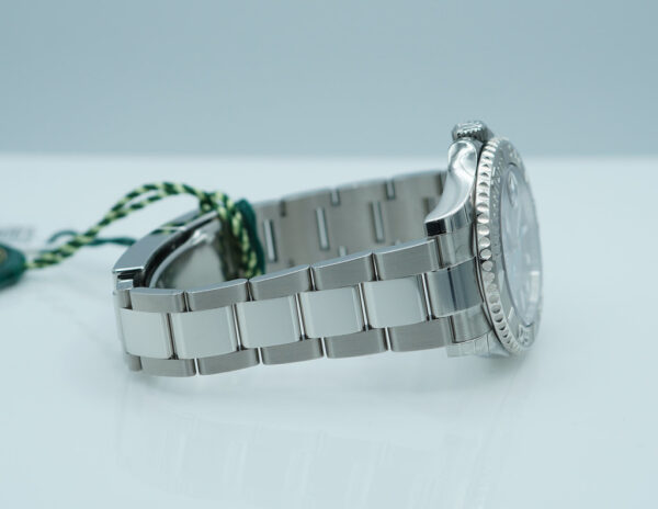 Rolex 268622 YACHTMASTER PLATINUM BEZEL SLATE DIAL 37MM 2025 WARRANTY FULL SET - Image 6