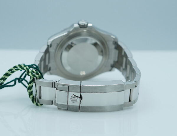 Rolex 268622 YACHTMASTER PLATINUM BEZEL SLATE DIAL 37MM 2025 WARRANTY FULL SET - Image 7