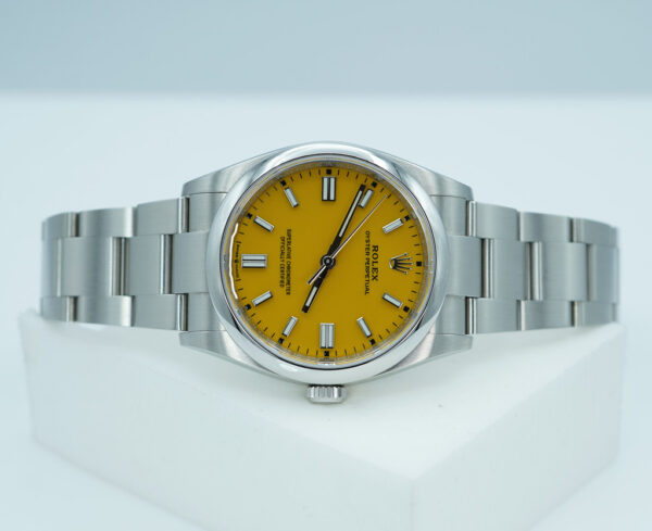 Rolex 126000 OYSTER PERPETUAL 36 YELLOW DIAL 2021 WARRANTY FULL SET - Image 9