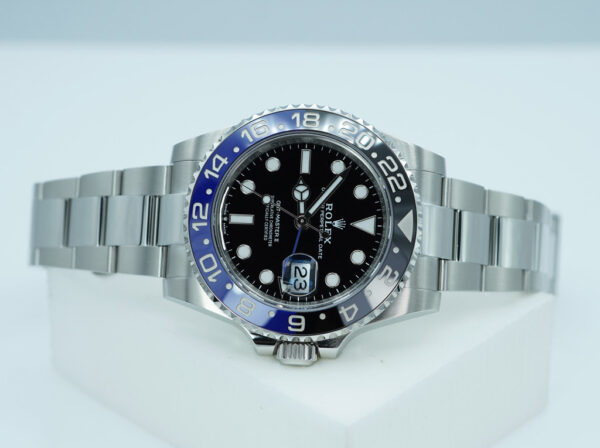 Rolex 126710BLNR GMT MASTER 2 BLACK BLUE BEZEL 2025 WARRANTY FULL SET - Image 9