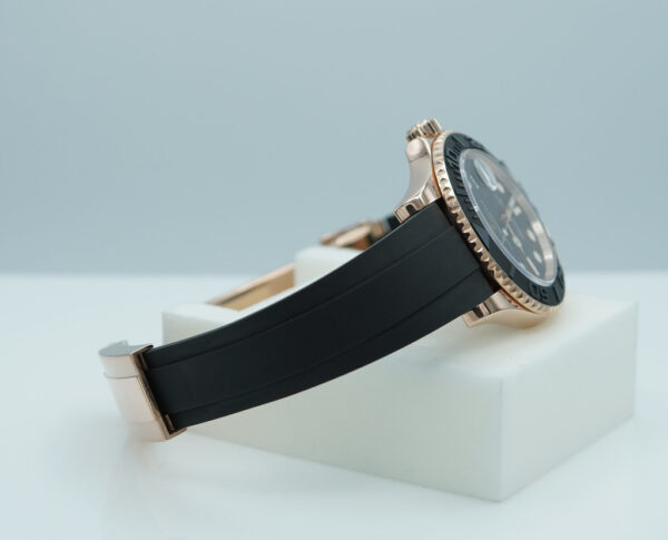 Rolex 126655 YACHTMASTER 18K ROSE GOLD OYSTERFLEX 40MM 2024 WARRANTY FULL SET - Image 5