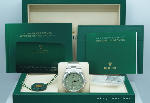 BRAND NEW Rolex 126000 OYSTER PERPETUAL 36 PISTACHIO DIAL 2025 FULL SET - Image 2