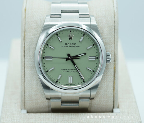 BRAND NEW Rolex 126000 OYSTER PERPETUAL 36 PISTACHIO DIAL 2025 FULL SET