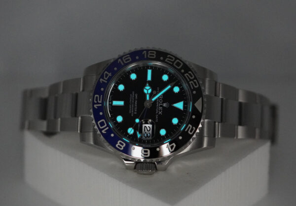 Rolex 126710BLNR GMT MASTER 2 BLACK BLUE BEZEL 2025 WARRANTY FULL SET - Image 11