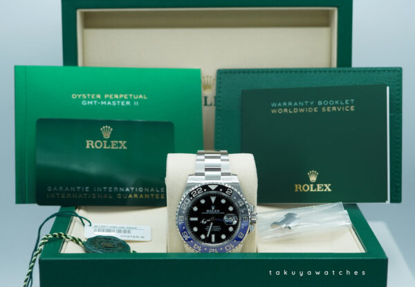 Rolex 126710BLNR GMT MASTER 2 BLACK BLUE BEZEL 2025 WARRANTY FULL SET - Image 2