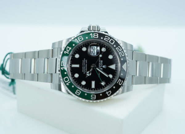 BRAND NEW Rolex 126720VTNR GMT MASTER 2 SPRITE GREEN BLACK BEZEL OYSTER BAND 2025 FULL SET - Image 10