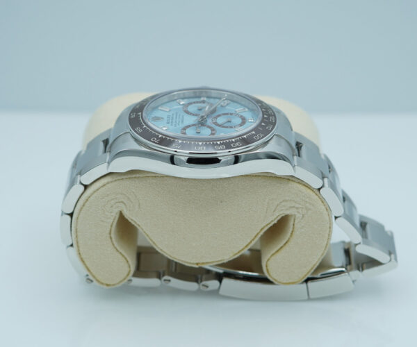 Rolex 126506 DAYTONA PLATINUM ICE BLUE BAGUETTE DIAL NEW MODEL 2024 WARRANTY FULL SET - Image 4