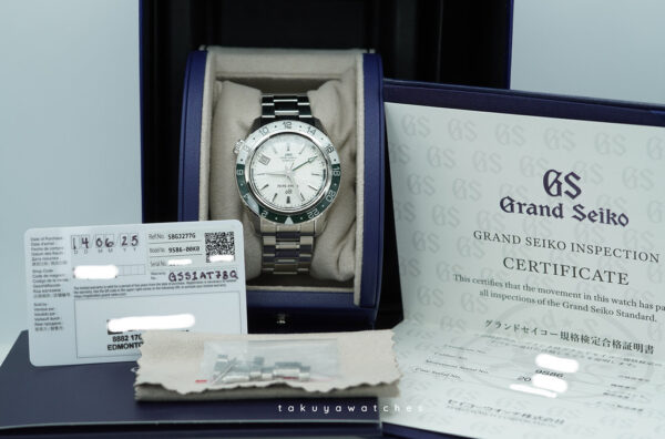 Grand Seiko SPORT GMT SBGJ277 SNOWY VALLEY 2025 WARRANTY FULL SET - Image 2