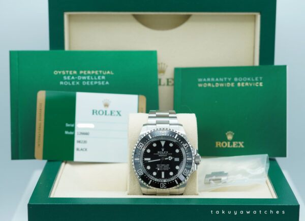 Rolex 126660 DEEPSEA SEA-DWELLER BLACK DIAL 2018 BOXES PAPERS - Image 2