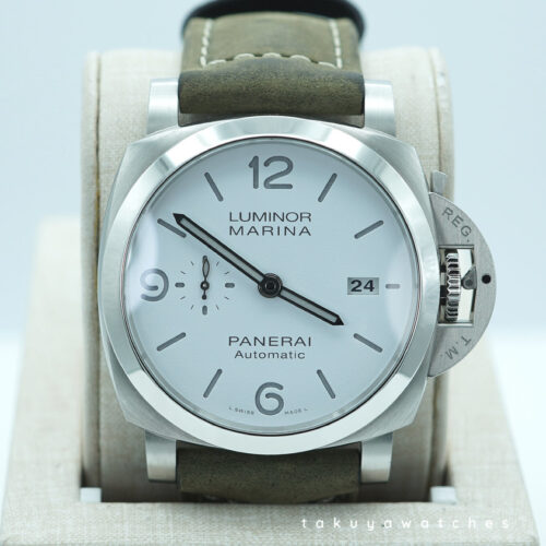 Panerai PAM 1314 LUMINOR MARINA WHITE DIAL AUTOMATIC 2024 WARRANTY FULL SET