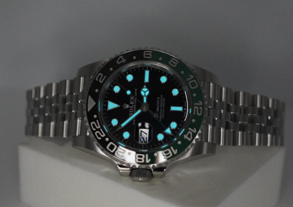 Rolex 126720VTNR GMT MASTER 2 LEFTY BLACK GREEN SPRITE JUBILEE 2023 FULL SET - Image 11